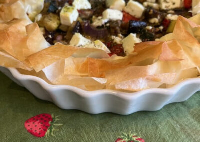 Mediterranean philo tart